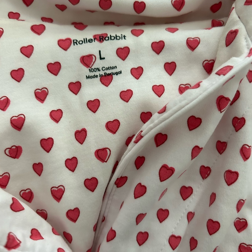 ROLLER RABBIT size large pajama set